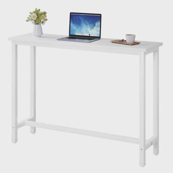 WOLTU Bartafel Keukentafel met Voetensteun - 140x40x100 cm -, Verzenden, Nieuw