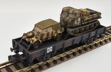Minitrix N - Modeltrein goederenwagon (1) - Met de hand, Nieuw