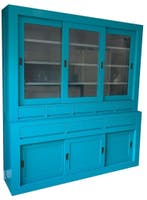 Buffetkast waterblauw Otterlo soft close 200cm, Huis en Inrichting, Ophalen of Verzenden, Nieuw