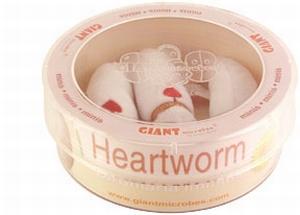 Giant Microbes Petri schaal Heartworm (Hartworm), Nieuw