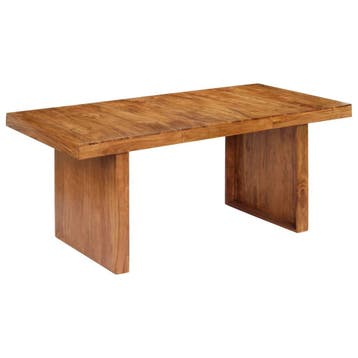 vidaXL Eettafel 180x90x75 cm massief acaciahout, Huis en Inrichting, Tafels | Eettafels, Verzenden, Nieuw