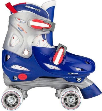 Nijdam Rolschaatsen Verstelbaar Roller Rage Blauw Maat 27-30, Nieuw