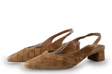 Stefano Lauran Slingbacks in maat 42 Bruin, Bruin, Verzenden, Zo goed als nieuw, Stefano Lauran