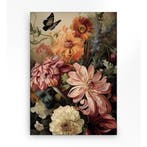 *WOONWINKEL* Urban Cotton Vintage Flowers Wandkleed In Frame, Verzenden, Nieuw