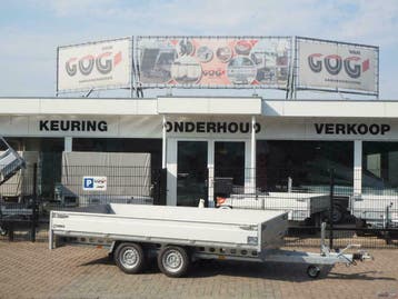 Henra plateauwagen 401x200 3500kg parabool sportprijs, Auto diversen, Aanhangers en Bagagewagens, Ophalen of Verzenden, Nieuw