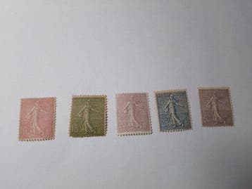 Frankrijk 1903/1903 - Postzegel Frankrijk: nieuw, serie La, Gestempeld