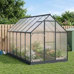 vidaXL Tuin Serre met de deur Antracietkleurig 183,5 x 363,5, Verzenden, Nieuw