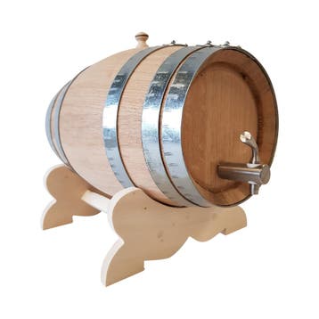 Frans eiken wijnvat / whiskyvat - 5 Liter (Stoken & Brouwen), Tuin en Terras, Regentonnen, Ophalen of Verzenden, Nieuw