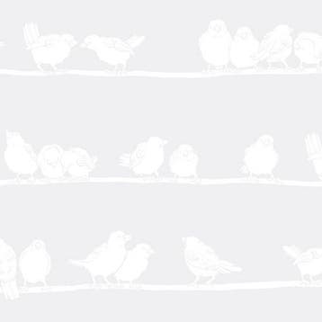 Statisch raamfolie, glasfolie, vogels (45cm), Nieuw