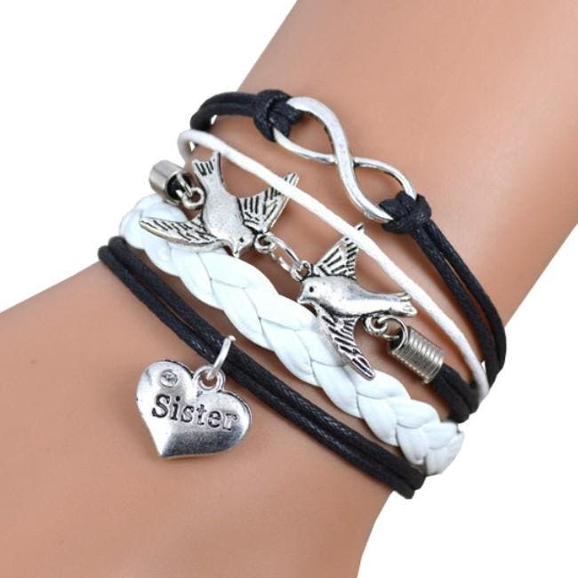 Fako Bijoux - Multi Armband - Infinity Vogels Sister -, Sieraden, Tassen en Uiterlijk, Armbanden, Verzenden