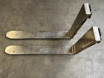 Vonkvrije reachtruckvorken FEM2b 1000 mm, 1000 tot 2000 kg, Voorzetapparatuur
