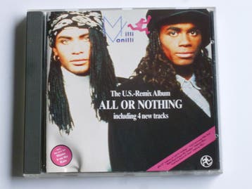 Milli Vanilli - The U.S. Remix Album All or Nothing, Ophalen of Verzenden, Zo goed als nieuw