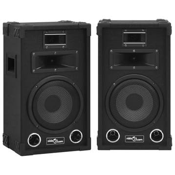 vidaXL Hifi-podiumluidsprekers 2 st passief professioneel, Audio, Tv en Foto, Luidsprekers, Verzenden, Nieuw