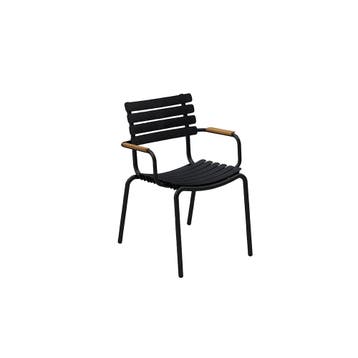 Houe reclips dining chair black 2021 - Tuinstoel - metalen, Tuin en Terras, Nieuw