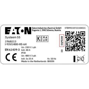 Eaton PV-uitbreidingskast / 1 groep en 1 aardlekautomaat /, Ophalen of Verzenden, Nieuw, Groepenkast
