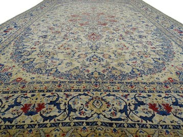 Perzisch tapijt -Nain- 495 x337 cm - Wol+zijde -Handgeknoopt, Huis en Inrichting, Stoffering | Tapijten en Kleden, Modern, Klassiek, Eclectisch