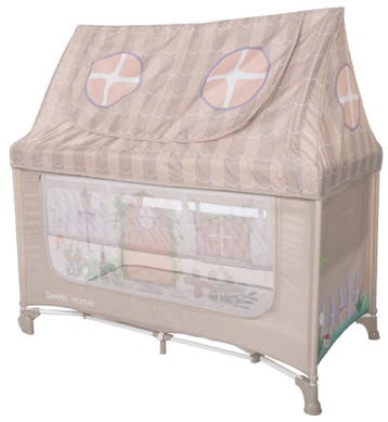 Lorelli Sweet Home Beige Campingbed met Dakje, Verzenden, Nieuw