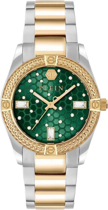 Philipp Plein PW1FA0325 Plein Icon Chain dameshorloge, Overige merken, Staal, Verzenden, Polshorloge