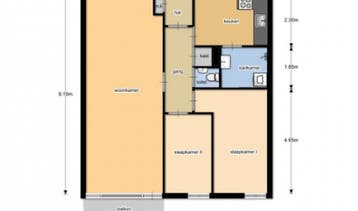 Te Huur 3 Kamer Appartement Maassingel In Den Bosch, Noord-Brabant, Direct bij eigenaar,  Den Bosch, Appartement