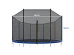 Veiligheidsnet Trampoline 396cm | 8 Palen | Nieuw, Ophalen of Verzenden, Nieuw
