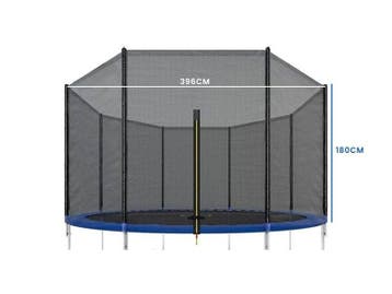 Veiligheidsnet Trampoline 396cm | 8 Palen | Nieuw, Ophalen of Verzenden, Nieuw