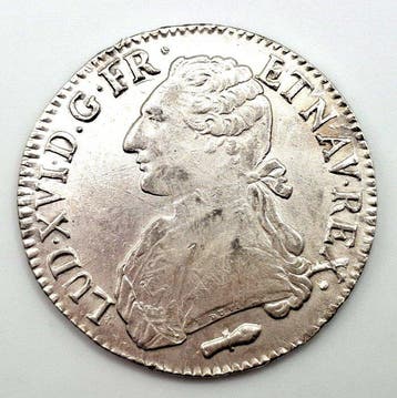 Frankrijk. Louis XVI (1774-1792). Ecu 1788-Q, Perpignan, Postzegels en Munten, Munten | Europa | Niet-Euromunten