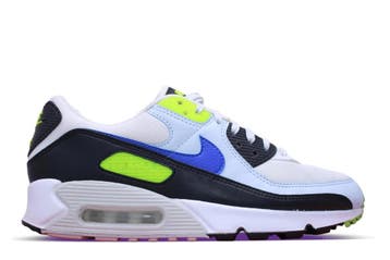 Nike Air Max 90 Soft Blue Volt • 42.5, Kleding | Heren, Ophalen of Verzenden, Nieuw, Nike, Sneakers of Gympen