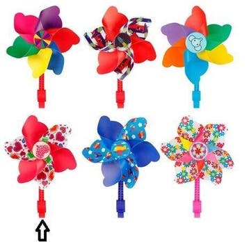 Windmolentje fietsdecoratie Love hartjes voor jong en oud, Nieuw