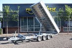 Hulco kipper BENAX 405x203cm 3-ASSER / tridem op voorraad, Auto diversen, Aanhangers en Bagagewagens, Ophalen, Nieuw