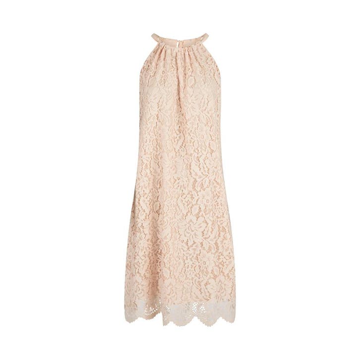 Marc Aurel • mouwloze kanten jurk • 36, Kleding | Dames, Jurken, Roze, Nieuw, Maat 36 (S), Verzenden
