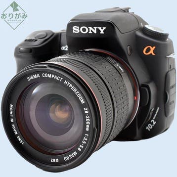 Sony a200 (DSLR-A200) CCD Sensor + Sigma 3.5-5.6/28-200mm, Nieuw