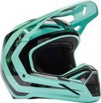 FOX V1 Kairos Zwart Turquoise Crosshelm, Nieuw met kaartje, Overige merken, Heren, Offroadhelm