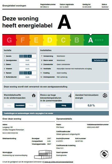 Te huur: Appartement Lengweg in Hoogvliet Rotterdam, Hoogvliet Rotterdam, Appartement, Zuid-Holland