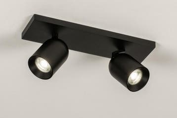 Rietveld Spots - Zwart, Goud - Metaal, Aluminium, Verzenden, Nieuw