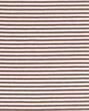 Boordstof Gestreept Wit/Taupe, Hobby en Vrije tijd, Stoffen en Lappen, Nieuw, Wit