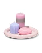 HEMA Kaarsonderzetter 26.5x3cm hout roze, Verzenden, Nieuw