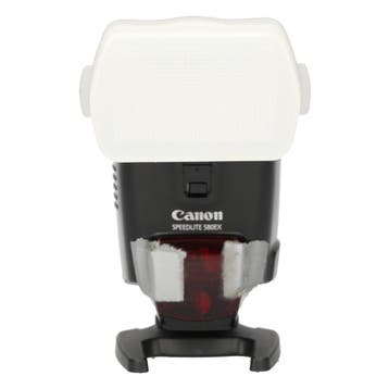 Canon Speedlite 580 EX met garantie, Ophalen of Verzenden, Gebruikt