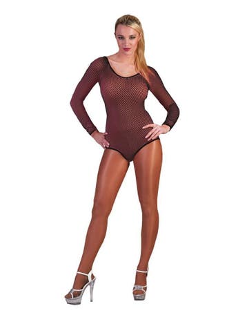 Visnet Bodysuit Donker bruin, Ophalen of Verzenden, Nieuw