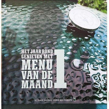 Big Green Egg - Menu van de maand kookboek / 1 / Big Green, Boeken, Kookboeken, Verzenden, Zo goed als nieuw