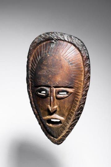 Masker van een stenen huis - Kete - DR Congo (Zonder