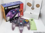 Nintendo 64 / N64 - Controller - Clear Purple - Boxed - EUR, Spelcomputers en Games, Spelcomputers | Nintendo 64, Verzenden, Gebruikt