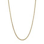 Gouden vintage koord collier 14 kt, Ophalen of Verzenden, Nieuw