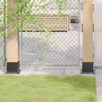 vidaXL Spokkels vierkant 4 st 141x141 mm gepoedercoat staal, Verzenden, Nieuw
