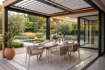 4 Seasons Outdoor Allora tuinset latte met Manolo tafel met, Ophalen of Verzenden, Nieuw