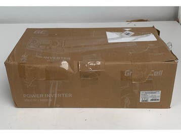 Green Cell INV12 - Omvormer 12V naar 220V - 3000W continu, Verzenden, Zo goed als nieuw