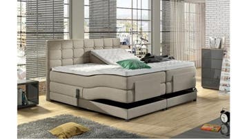 Elektrische Boxspring Bulut compleet met split topper, Verzenden, Nieuw