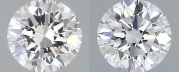 Zonder minimumprijs - 2 pcs Diamant (Natuurlijk) - 0.83 ct -, Sieraden, Tassen en Uiterlijk, Edelstenen, Nieuw