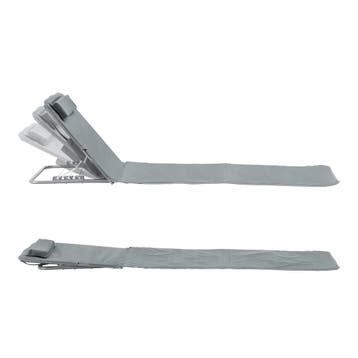 [en.casa] Strandmat Cellorigo met rugleuning set van 2 donke, Verzenden, Nieuw