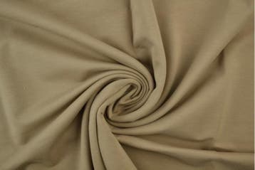10 meter french terry - Taupe, Hobby en Vrije tijd, Stoffen en Lappen, Overige kleuren, 120 cm of meer, Ophalen of Verzenden, Katoen