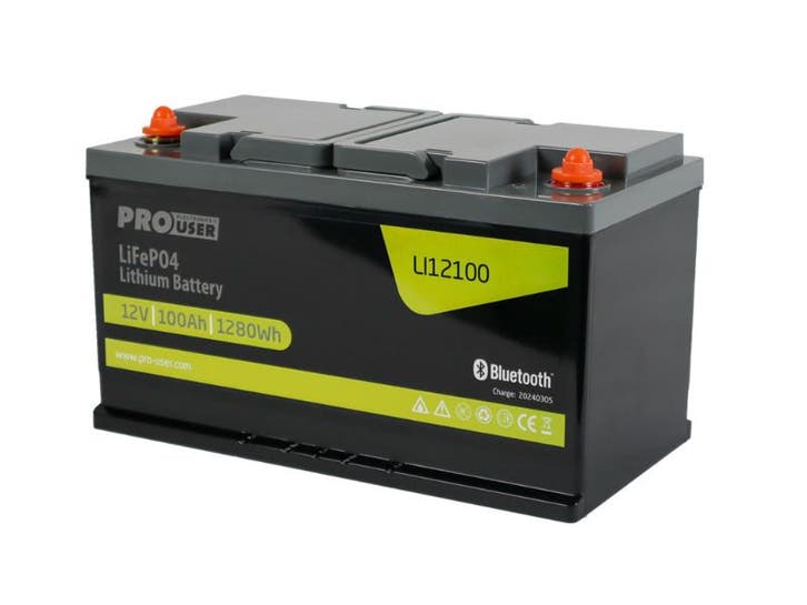 Pro-user Lithium Accu 100 Ah LI12100, Caravans en Kamperen, Camper-accessoires, Verzenden